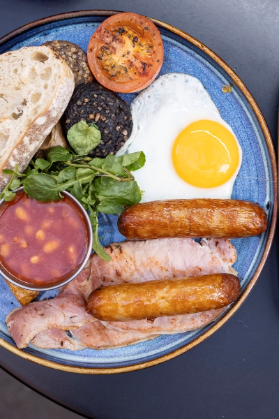 Delicious irish breakfast served at Jay Kays Cafe Dublin